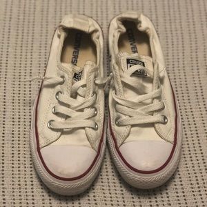 White slip-on converse